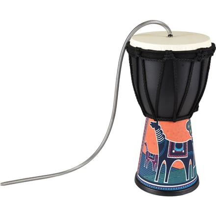 4 Inch Spring Drum Thunder Drum Geluidseffect Instrument PVC Lichtgewicht Draagbare Thunder Drum Type B black