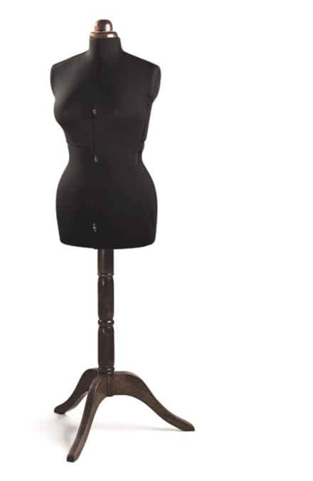 Lewenstein Lady Valet verstelbare dames  Paspop Zwart Medium