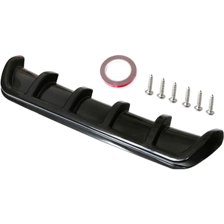 Auto Achterbumper Lip Koolstofvezel Auto Achterbumper Lip Diffuser Vin Zes Vinnen Achtervleugel Bodykit