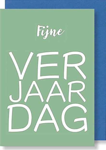6 Wenskaarten met gekleurde envelop - MGPcards - Verjaardag - 11,5 x 17 cm