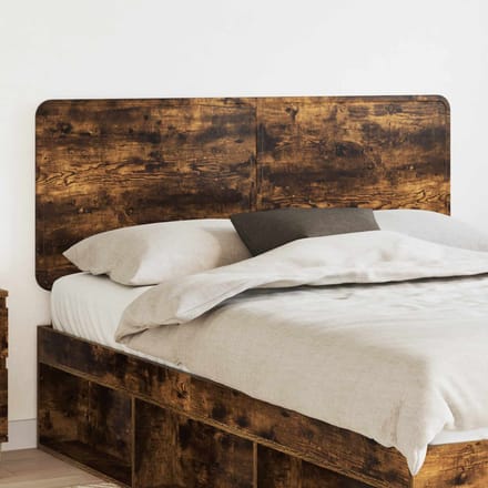 vidaXL Hoofdbord Gerookt eiken Bewerkt hout