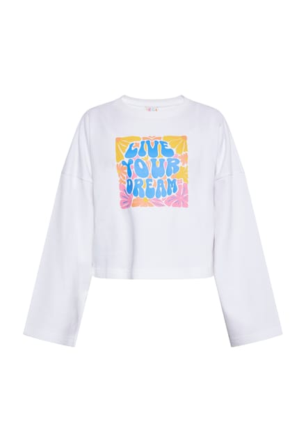 IZIA Sweatshirt Dames wit