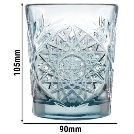 Libbey Hobstar Drinkglazen - Waterglazen Set - Blauw Blush Sapphire - 355 ml - 12 Stuks