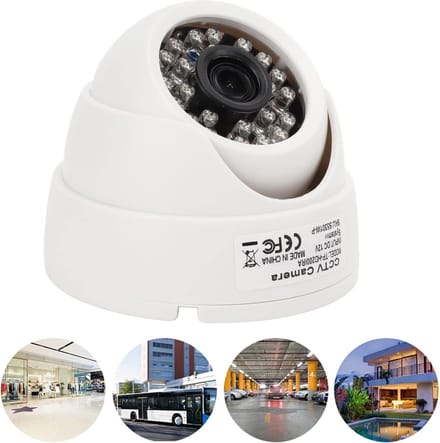 Koepelcamera Duidelijk Beeld voor Binnen en Buiten - Beveiligingscamera (NTCS) .