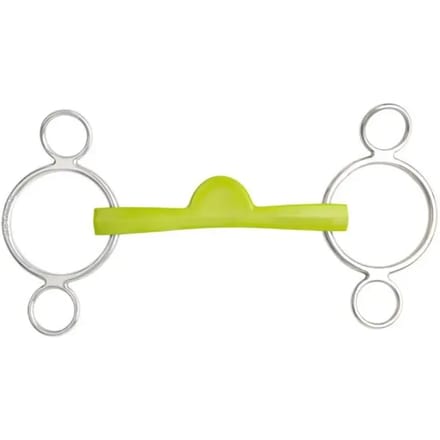 3 of 4 ring bit voor verstelbare paarden Metalab Flexi