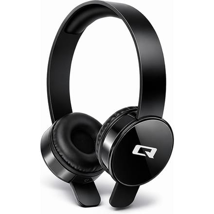 Qoltec-hoofdtelefoon met microfoon |   Zwart