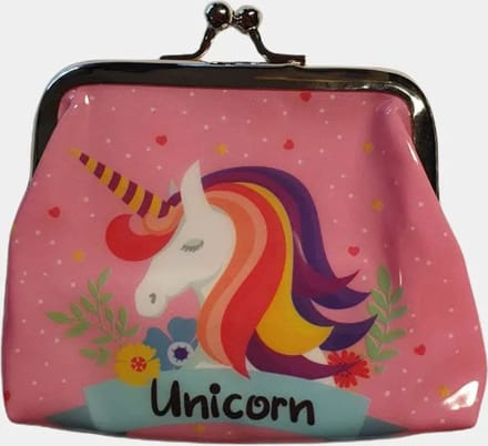 Eenhoorn Knipbeurs Portemonneetje | Unicorn | Roze