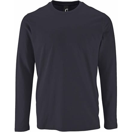SOLS Heren Keizerlijk T-Shirt met lange mouwen (Muisgrijs)