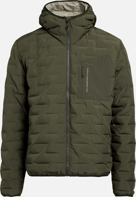 The Mountain Studio Reversible light hood jacket 1043 forest green seneca rock S