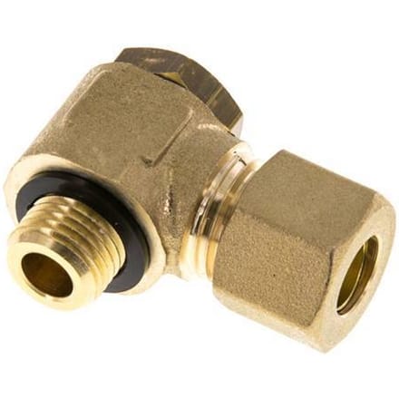 10mm & G1/4'' Messing Swivel Joint Knelfitting Buitendraad 95bar Polyamide DIN EN 1254-2