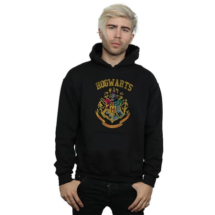 Harry Potter Heren Zweinstein Varsity Hoodie (Zwart)