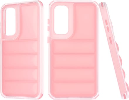 Hoesje geschikt voor Samsung Galaxy S23 FE - Techsuit Wave Shield Shockproof Hard Case Back Cover - Roze