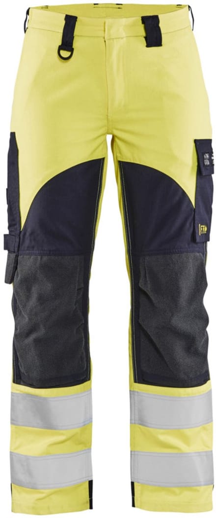 Blaklader Multinorm Dames Werkbroek Inherent 7189-1512 - High Vis Geel/Marineblauw - C44