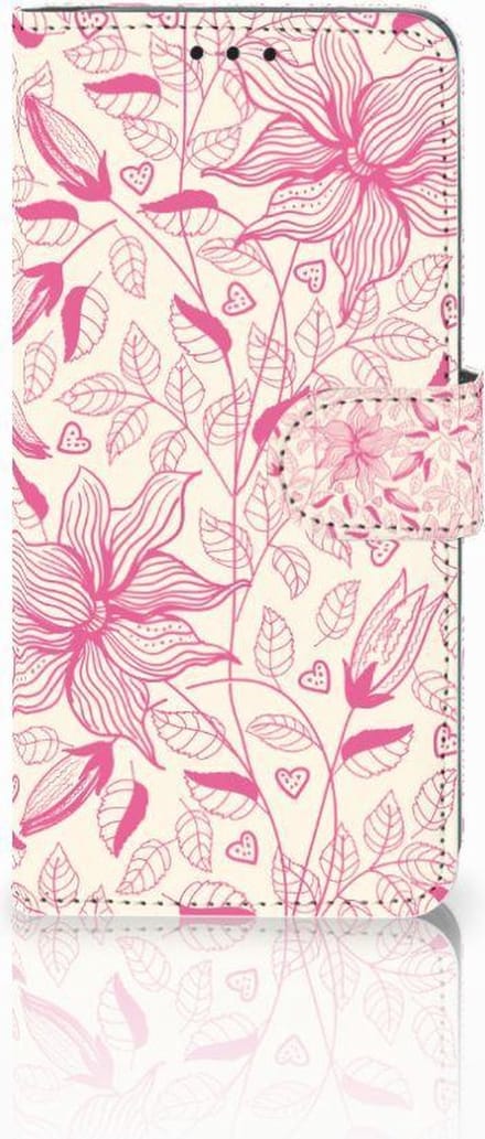 Huawei P30 Pro Hoesje Pink Flowers