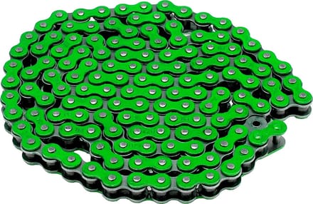 Ketting 420-1/4 lengte 138 schakels groen
