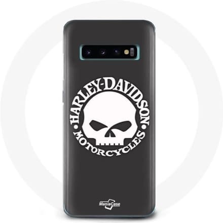 Hoesje voor Samsung Galaxy S10 Harley Davidson Motors Schedel