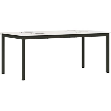 vidaXL - Eettafel - Wit - 180 - x - 90 - x - 75 - cm - Massief - grenenhout
