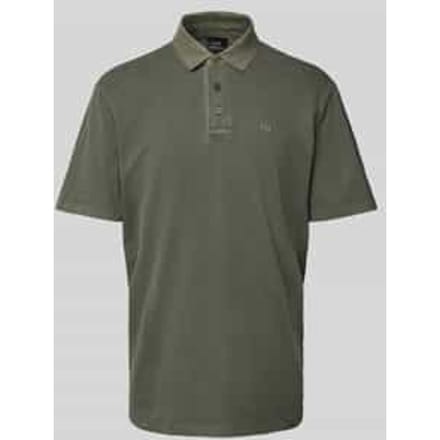 Poloshirt met korte knoopsluiting
