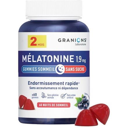Slaapgummies melatonine 1,9 mg - 60 gummies