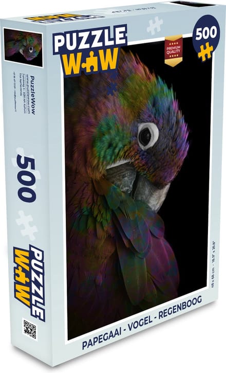 Puzzel Papegaai - Vogel - Regenboog - Legpuzzel - Puzzel 500 stukjes