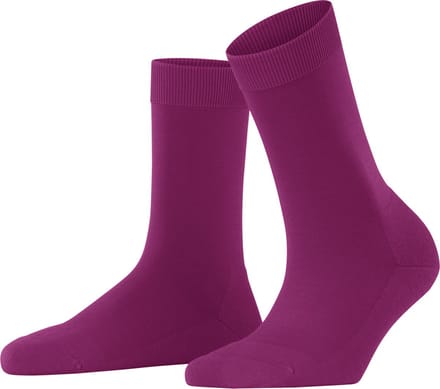 FALKE ClimaWool eenkleurig wol lyocell sokken dames rood - maat 41-42
