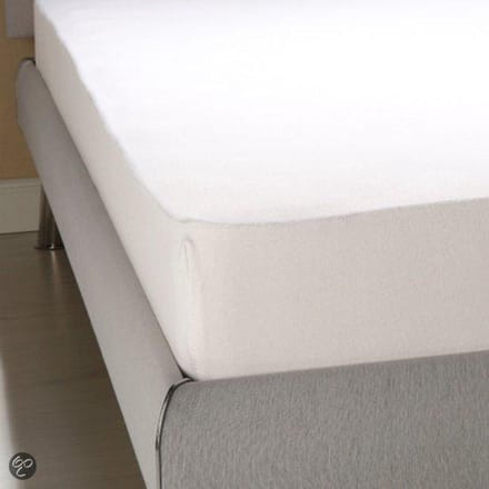 Homéé® Hoeslaken Jersey stretch 100% katoen wit - 120x200/220 +30cm