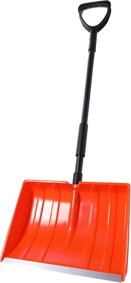 Sneeuwschuiver Aluminium met D-Grip Handvat - Grote Capaciteit Schep voor Oprit en Garage