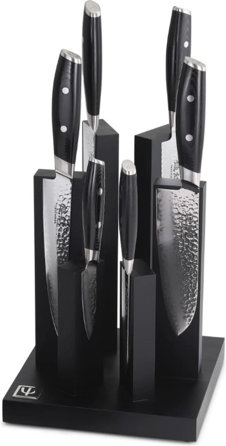 Yaxell Tsuchimon 6-Delige Magnetische Messenset – VG-10 Staal, Luxe Uitvoering