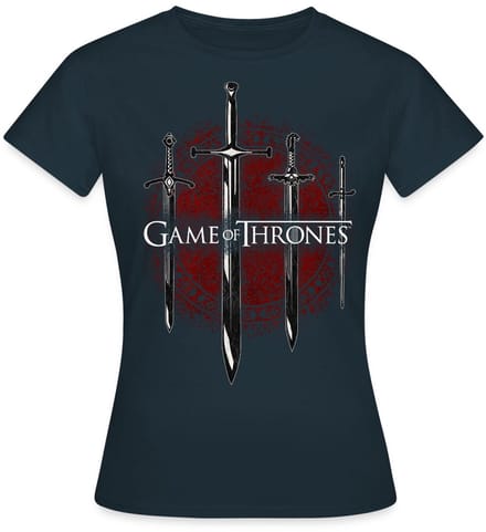 Game Of Thrones Zwaarden van de Huizen T-Shirt Dames