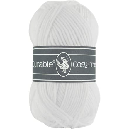 Durable Cosy Fine - 310 white - Katoen/Acryl Garen