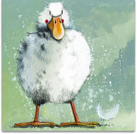 Alex Clark Feathers Fridge Magnet ~ Koelkast magneet eendje