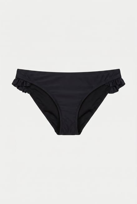 Shiwi Classic Ruffle Bikini Bottom Black Taglia: 44 | Bikini Outlet | Donna | Nero