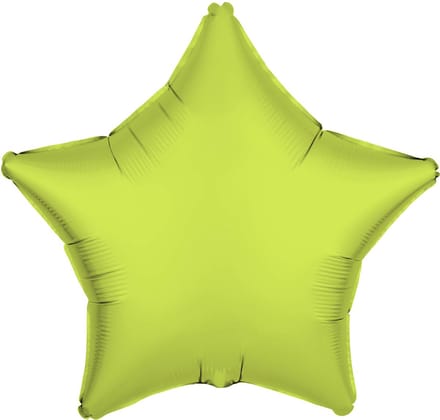 Riethmüller - Folieballon ster - neon geel - 45 cm