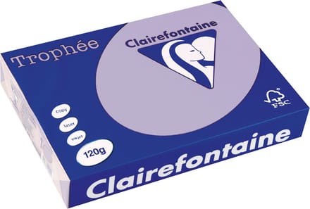 Clairefontaine Trophée Pastel A4 lila 120 g 250 vel