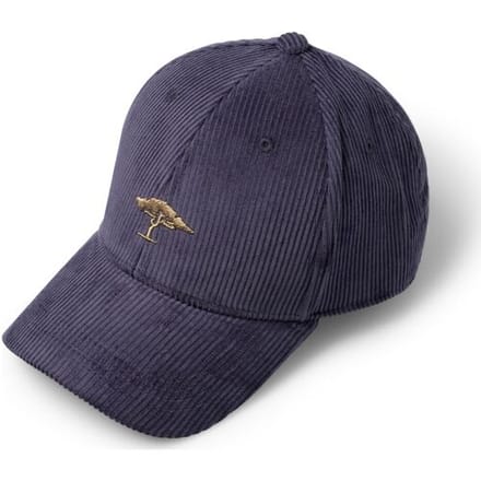 Fynch-Hatton Cap Uni Color Corduroy Ink Blue / male