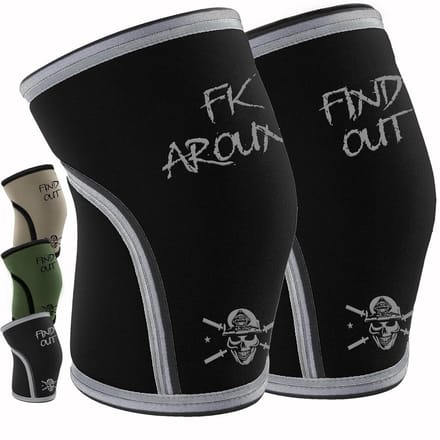 Dikke Kniebanden voor Krachttraining en Squats (7mm) voor Mannen en Vrouwen