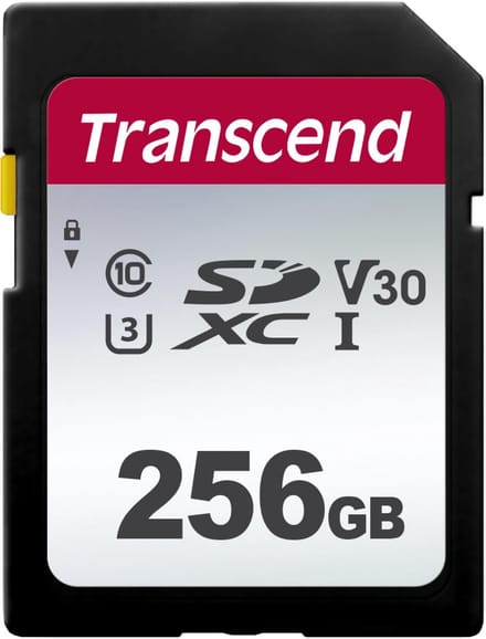 Transcend Premium 300S SDXC-kaart 256 GB Class 10, UHS-I, UHS-Class 3, v30 Video Speed Class