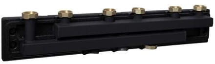 Watts Flowbox verdelerbalk VB25/32, 5 kringen, DN25, excl. muurbeugel