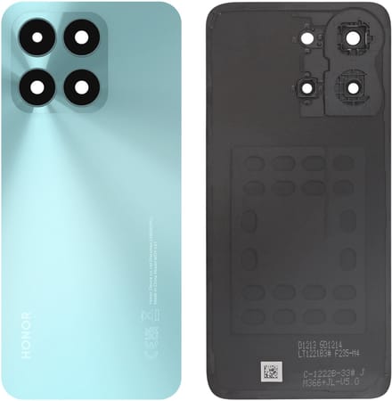 Honor, Originele batterijklep voor Honor X6a met voorgemonteerde lijm, Turquoise