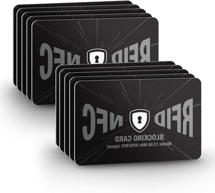 RFID Blocking Kaarten Set van 10 - Bescherming tegen Diefstal, Veiligheid voor Pasjes, Ideaal voor Reizen