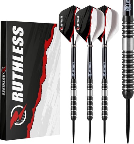 Professionele Tungsten Steeltip Dartset 23g en 25g met Flights en Assen