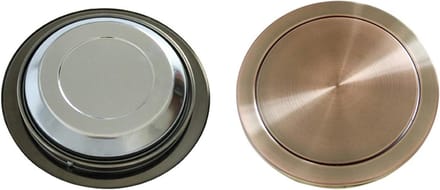 Afvalbak Deksel - Prullenbak Deksel - Ruimte Besparen - Automatisch Sluitend - 21 cm - Brons