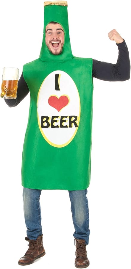 Vegaoo - Bierfles kostuum voor volwassenen