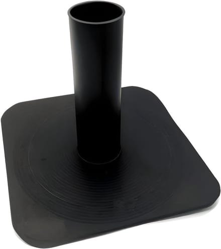 Dakgoot - Dakafvoer - Water Afvoeren - Robuuste PVC Constructie - DN 100 - Zwart