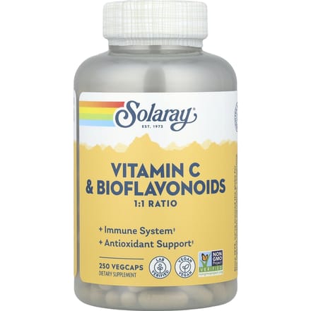 Vitamine C & Bioflavonoïden, Veggie Capsules 250