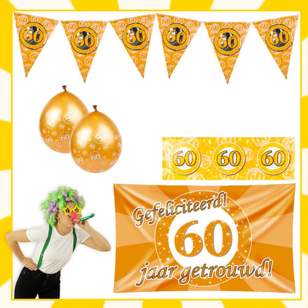 Feestpakket | Huwelijk | 60 jaar | 8-delig