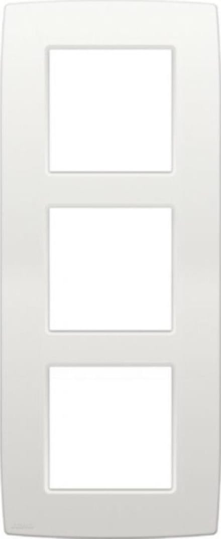 Niko - Afdekplaat drievoudig verticaal 60MM white - 101-76300