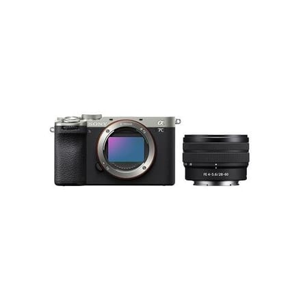 Sony Systeemcamera A7C II + Allround lens 28 - 60 mm Zilver