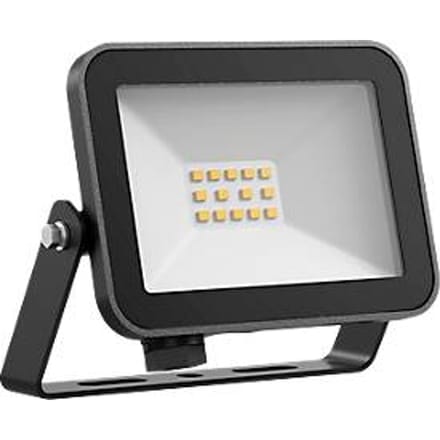 Dotlux LED-spot FLOORslim 10 W, 4000 K, IP65, zwart