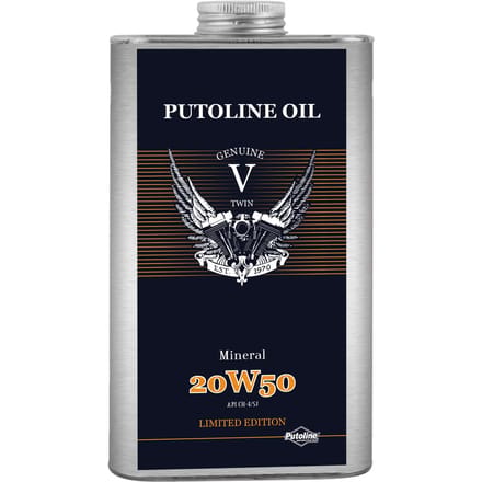 Putoline Genuine V-Twin Mineral 20W50 olie 4T 1 liter blik